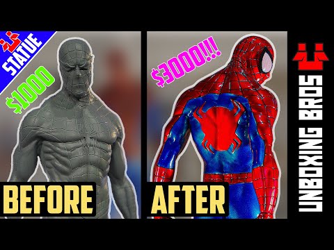 Caleb Nefzen sculpts AMAZING Spiderman - INSANE!!!