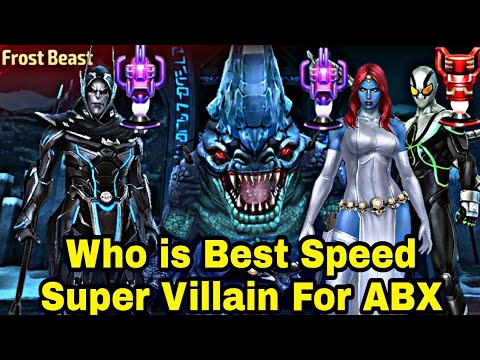 Abx Speed Super Villain | Corvus Glaive VS Mystique & Dr Octopus Comparison - Marvel Future Fight