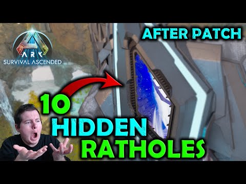 Top 10 Hidden Ratholes After The Patches on Extinction 2025 | OP Base Locations - Ark Ascended