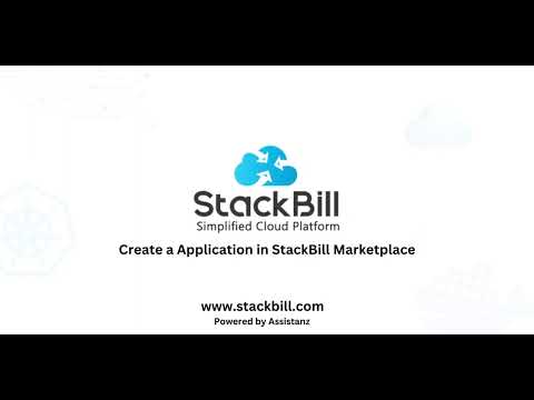 Marketplace Application in StackBill CMP