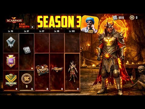 ScarFall 2.0 Season 3 ScarPass is HERE 🔥 | Full Rewards Showcase!🤯
