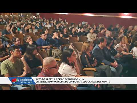 ACTO INICIO CLASES - UNIVERSIDAD PROV CBA SEDE CAPILLA DEL MONTE - 17 Ab 2026