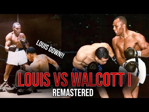 Joe Louis vs Jersey Joe Walcott I (05.12.1947) – 4k Colorized | Controversial Title Fight