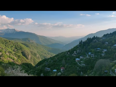 Balkan kaval flute and beautiful mountains in Makedonja
