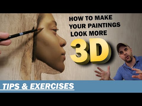 Make your PAINTINGS look MORE 3D!!