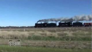 preview picture of video 'Double K Class Steam Echuca - Melbourne'