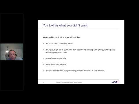 AQAs Updated GCSE Computer Science Specification 8525