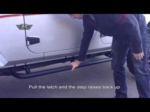 Rampage Jeep Retractable Rockguard Steps