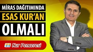 Dr. Ahmet ÇOLAK - Miras Dağıtımında Esas Kur'an Olmalı!