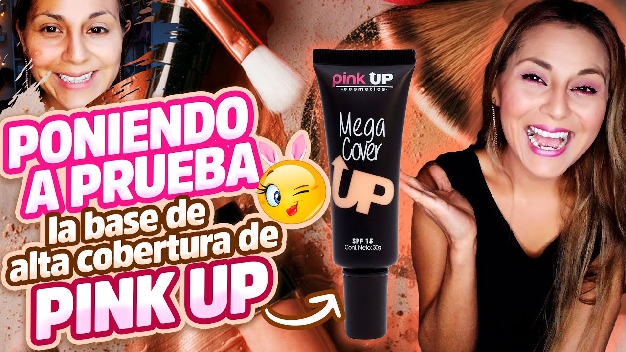 PONIENDO A PRUEBA LA BASE MEGA COVER DE PINK UP