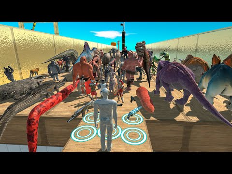 🔥FPS EXTREME SPEED RACE ALL UNITS TO GET A CROWN - Animal Revolt Battle Simulator