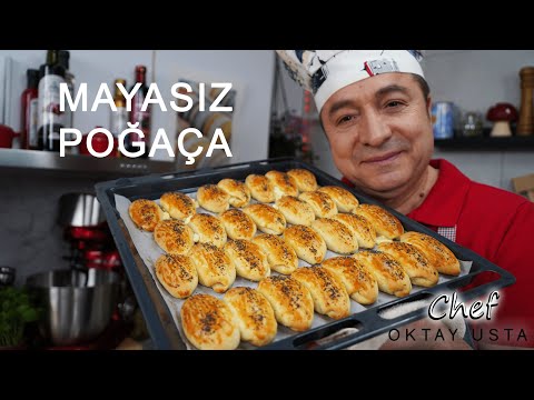 MAYASIZ KOLAY POĞAÇA ❗️Nasıl Yapılır? | Chef Oktay Usta