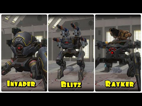 War Robots- New Robots! Rayker/Invader/Blitz Test Server 4.2