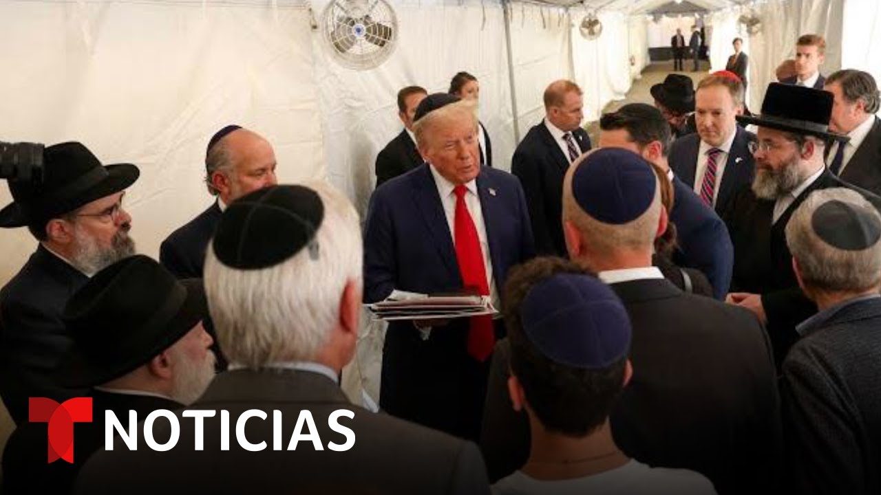 EN VIVO: Trump se reúne con líderes judíos en Florida a un año de los ataques de Hamas en Israel