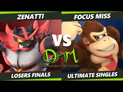 DAT MM 275 Losers Finals - Zenatti (Incineroar) Vs. Focus Miss (Donkey Kong) Smash Ultimate - SSBU