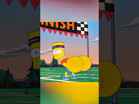 Bart's Body Grows Out of Control💪 #simpsons #shorts