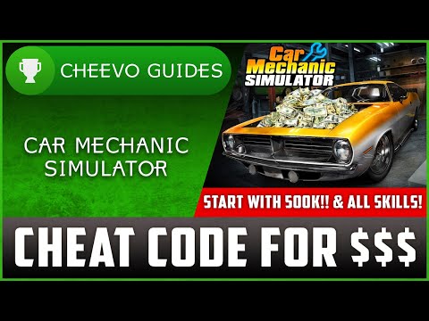Car Mechanic Simulator - $500K Cheat Code (Xbox/PS4) **ACHIEVEMENTS WORK**