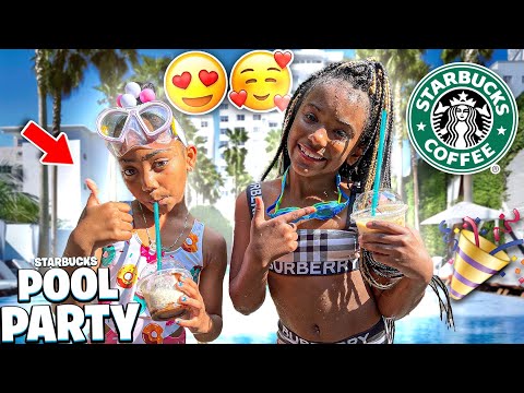 Starbucks Pool Party 🎉