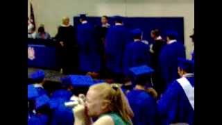 preview picture of video 'Air horn @ Graduation Woodstock Blue Streaks'