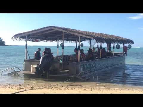 Rarotonga- Koka Lagoon Cruises Pre-boarding Jam Session w/Crew