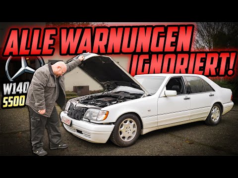V8 mit PROBLEMEN GEKAUFT! - Mercedes W140 S500L - Verkäufer WARNT vor RÜCKFAHRT!
