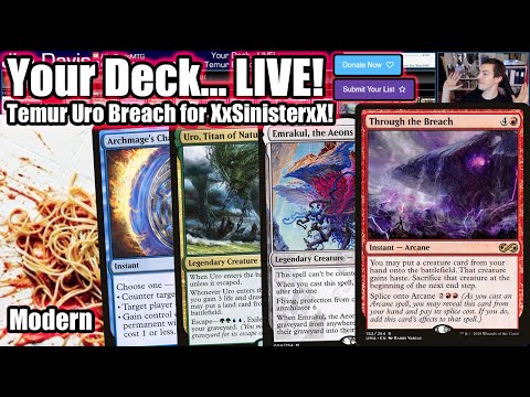 Your Deck... LIVE! Modern Temur Breach for XxSinisterxX - Titans Collide As Emrakul Meets Uro!