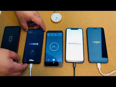 Redmi Note 7 vs Honor V20 vs Nokia 8.1 vs Pocophone F1 - Charge Test!