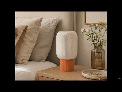 Luminária de Mesa Isabela Artesanal — vídeo