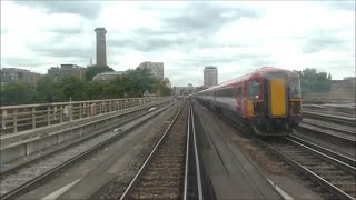 DRIVERS EYE VIEW Gatwick Airport to London Victoria, Class 442.