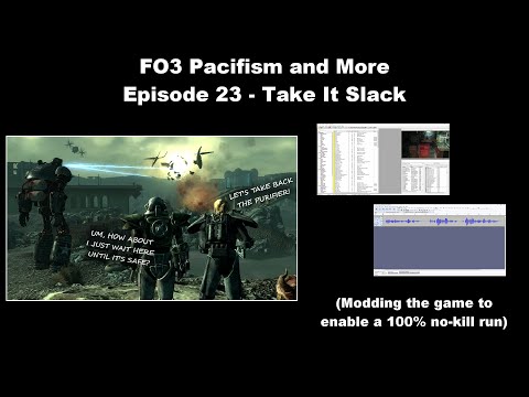 FO3 100% No-Kill Mod Part 23 - Take It Slack