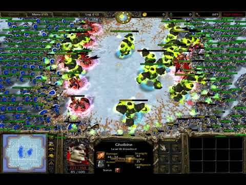 1000 Footman vs 10 Dreadlord (Lv10 With Skills) Fully Upgrade 1080p