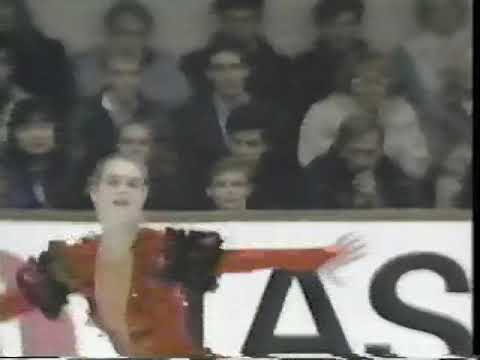 Katarina Witt - 1987 NHK Trophy FS and Interview