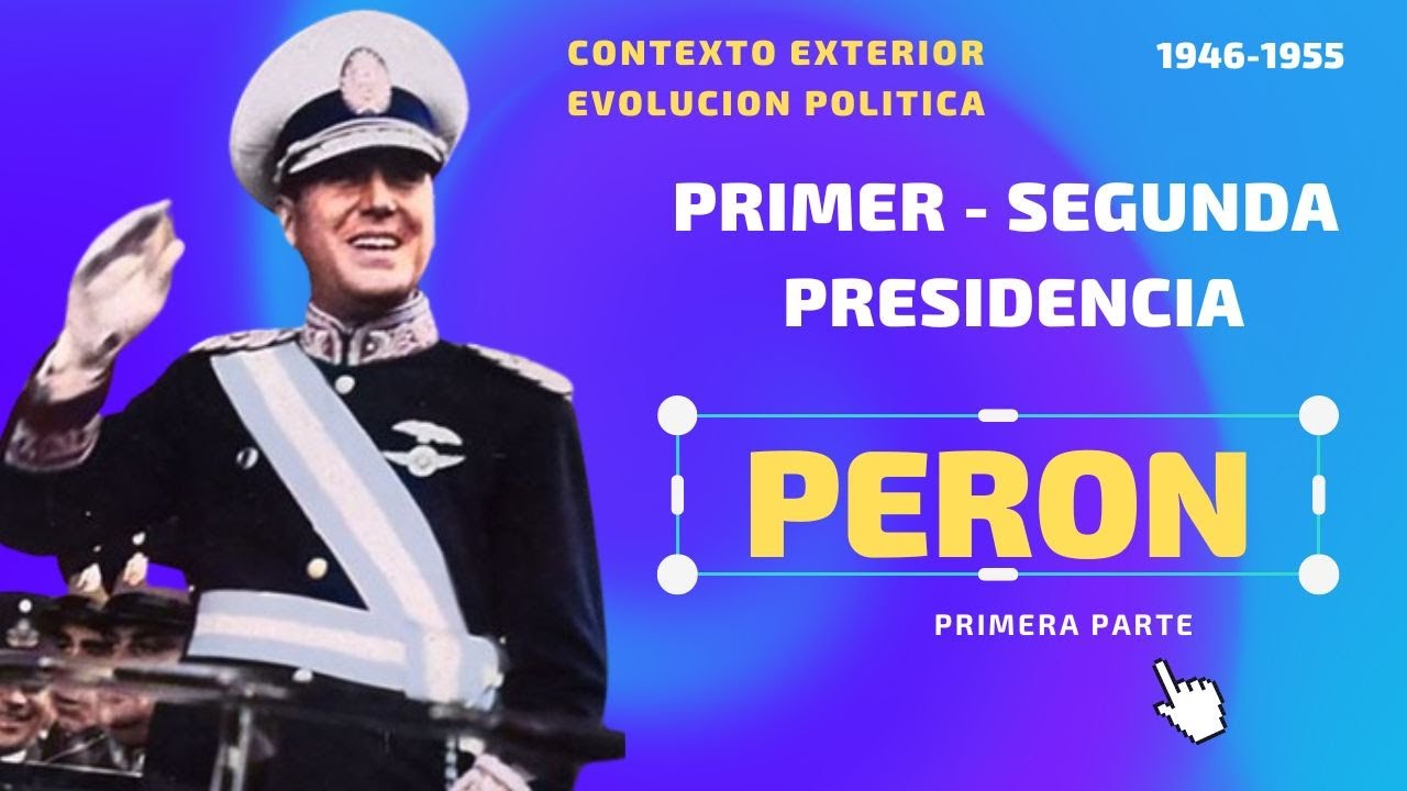 Como fue el Primer GOBIERNO de PERON 👉 1946 a 1955 👈