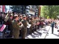 Оркестр штаба СКВО - Прощание славянки (9 мая 2013) 