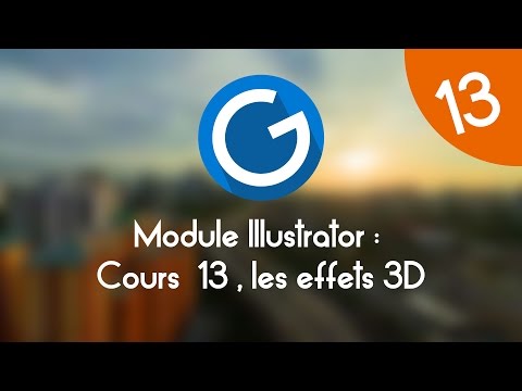 Formation IMM Module Illustrator Cours tuto 13 les effets 3d
