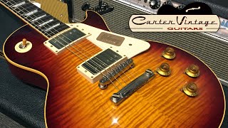 Video thumbnail for Carter Vintage Guitars Spec 1959 True Historic Gibson Les Paul Reissue by Carter Vintage Guitars