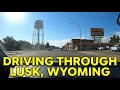 Driving through Lusk, Wyoming