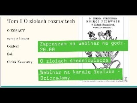 O ziołach średniowiecza - live 06.07.2025 - Justyna Pargieła DziczeJemy
