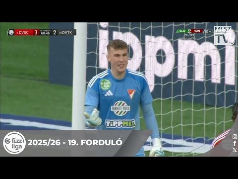 DVSC – DVTK | 3-2 | (1-2) | Fizz Liga | 19. forduló | MLSZTV