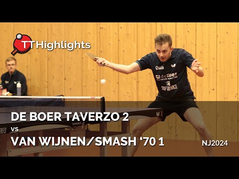 De Boer Taverzo 2 - Van Wijnen/Smash '70 1 | 2024-11-02 | Eredivisie najaar 2024