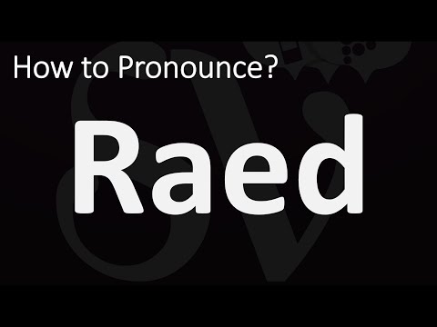 How to Pronounce Raed? (CORRECTLY)