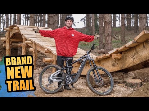 SHREDDING A BRAND NEW FREERIDE TRAIL IN THE BIKE PARK!