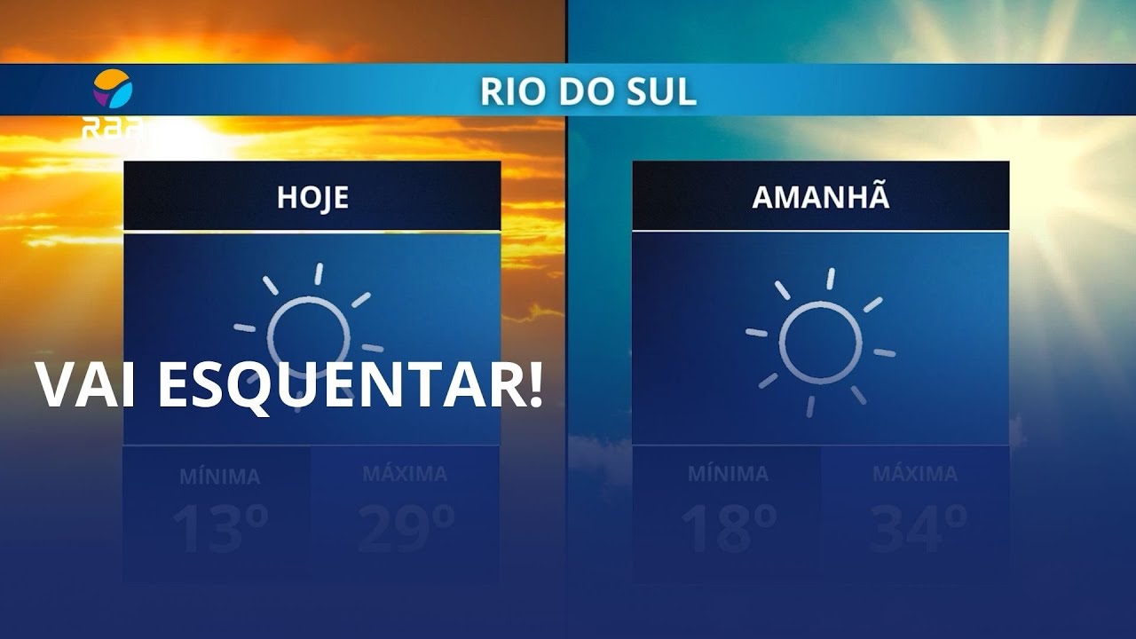 Vai esquentar! ☀️