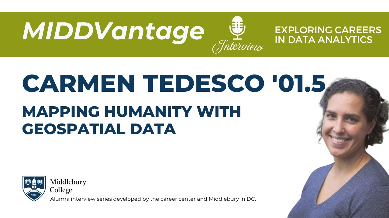 Mapping Humanity with Geospatial Data | Careers in Data Analytics | MIDDVantage video thumbnail