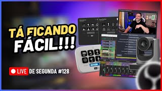 🔴 LIVE DE SEGUNDA #128 - PTZ DECK, Reaper + OBS Studio e NEOiD RTSP Source, Novidades do mês!