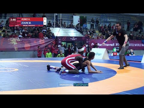Round 5 GR - 48 kg: H. ASINO (NAM) v. M. ZOUAK (MAR)