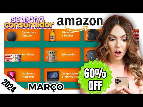 🎯 NOVO 60%OFF : Semana do Consumidor Amazon 2024 |  Amazon Cupons de Desconto | Cupons Amazon