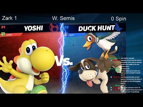 CWA Wifi Weekly 46 - Zark (Yoshi) vs Spin (Duck Hunt) Winners Semifinals