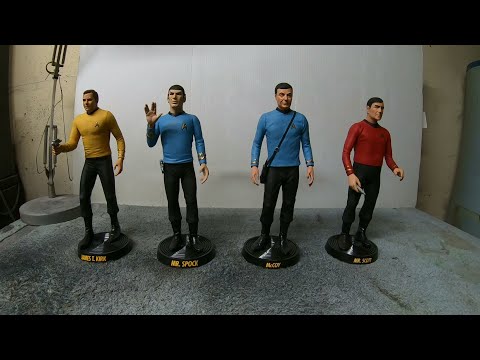 AMT/ERTL Vintage Star Trek TOS Vinyl Figure Set