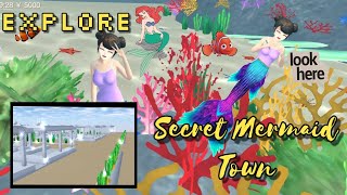 Secret Mermaid Town | Explore the Mermaid Town | Sakura school simulator | tutorials